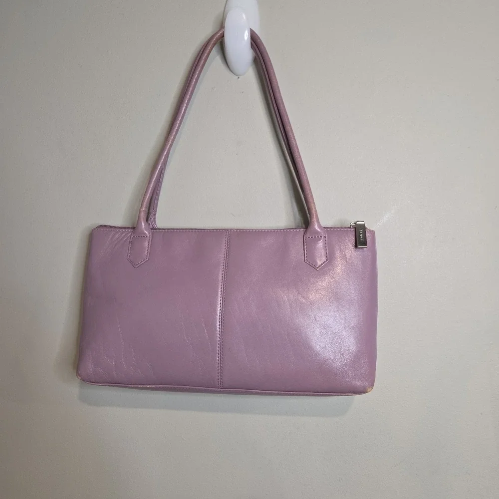Hobo International Vintage Baguette Shoulder Bag Lavender Purple Leather‎ Y2K